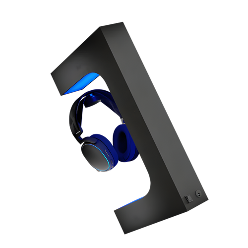 Manyetik Levitasyon Havada Duran Kulaklık Standı Siyah
