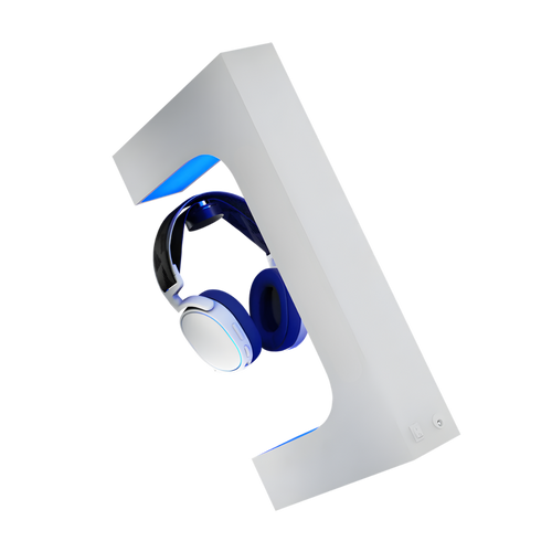 Manyetik Levitasyon Havada Duran Kulaklık Standı Beyaz