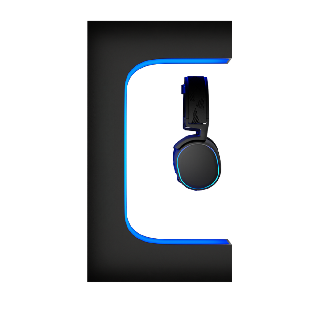 Manyetik Levitasyon Havada Duran Kulaklık Standı Siyah