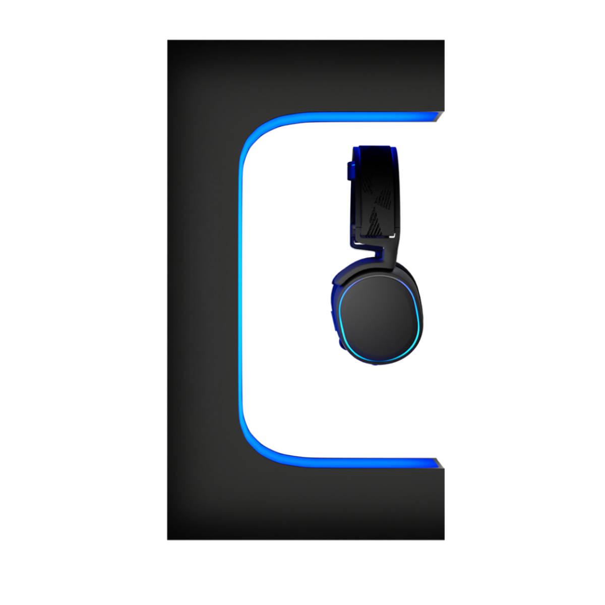 Manyetik Levitasyon Havada Duran Kulaklık Standı Siyah