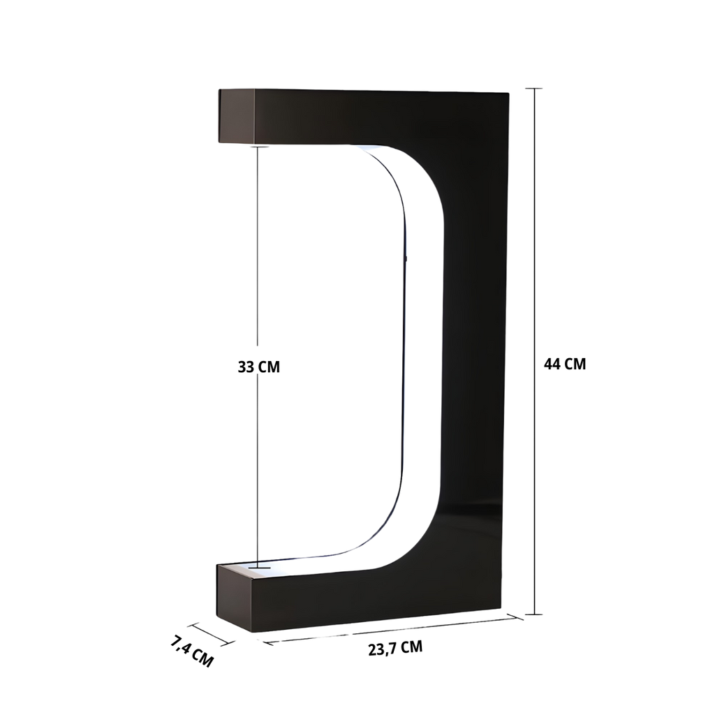 Manyetik Levitasyon Havada Duran Kulaklık Standı Siyah