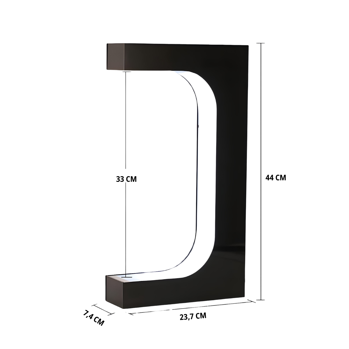 Manyetik Levitasyon Havada Duran Kulaklık Standı Siyah