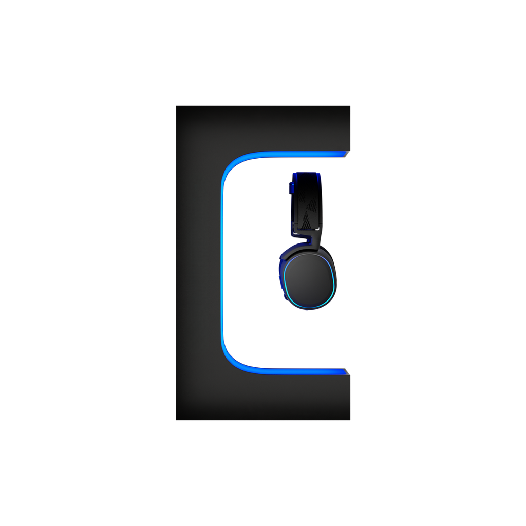 Tekli Levitasyon Sergi Standı (Siyah)