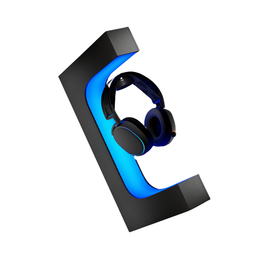 Tekli Levitasyon Sergi Standı (Siyah)