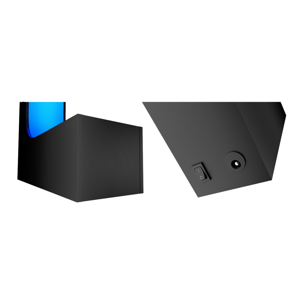 Tekli Levitasyon Sergi Standı (Siyah)