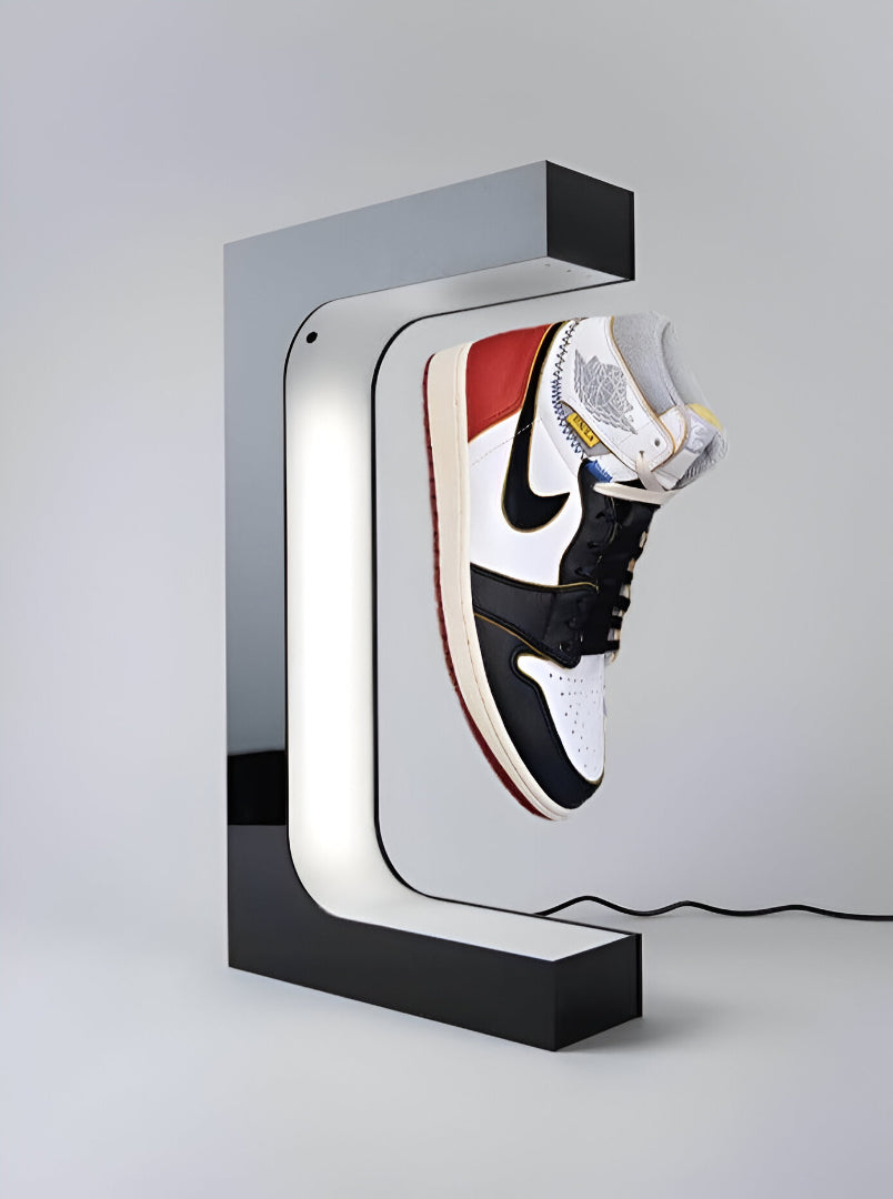 Tekli Levitasyon Sergi Standı (Siyah)